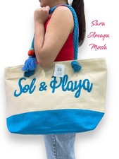 Bolsa de playa grande para señoras con cierre de cremallera Playa Bolso de mujer price