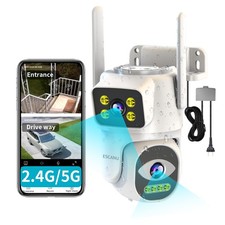 Cámara De Seguridad WiFi Con Grabación Continua 24/7 Cámara Sistema Vigilancia Security Cámara Mount price