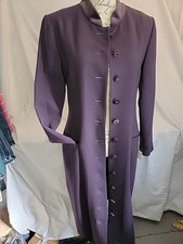 Abrigo vintage juvenil forrado púrpura talla 12, mezcla de lana, de Kasper ASL Overcoat de niña price