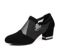 Zapatos de tacón alto de malla transpirable para mujer Moda elegante nuevo 2026 Platform Zapatos price