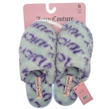 Nuevo con etiquetas Zapatillas Juicy Couture Azul y Púrpura Puntera Cerrada Difusa Slides Talla Pequeña Slippers y Sandals de mujer price