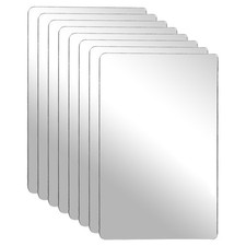 Hoja de espejo acrílico 8 piezas, espejo autoadhesivo rectangular de 5,9 x 3,9" Vinilo Espejo price