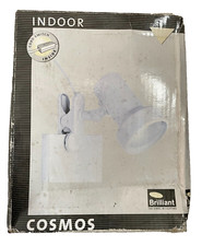 Lámpara de escritorio blanca luz de mesa con pinzas de oficina Brilliant Cosmos Oficina Escritorio Lámpara price