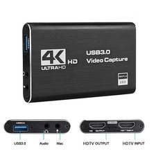 Tarjeta de captura de video HDMI 4K USB 3.0 1080P 60FPS grabadora para juegos de transmisión OBS Digital Vídeo Editing price