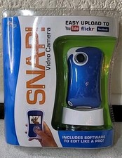 Snap! Cámara de video digital digital azul/plateado software de edición recargable 1 GB Digital Vídeo Editing price