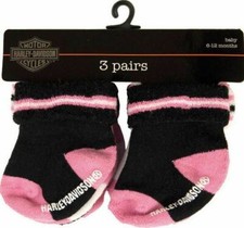 Harley-Davidson Calcetines Para Niños 6-12 Meses Set De 3 *SGI-S9AGI63HD-6* Calcetines Set de niño price