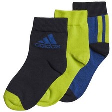Adidas 3er Zapatillas Calcetines Set Niños Bebé Pequeños Azul Verde Marino Calcetines Set de niño price