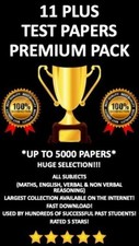 11+ PLUS ELEVEN PLUS 5000 EXAM TEST PAPERS ALL SUBJECTS GL CEM CGP BOND Todo Subjects price