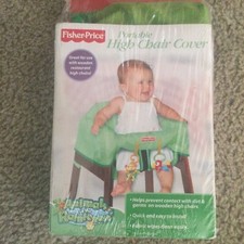 Fisher Price Silla Alta Verde Cubierta Portátil Nuevos Animales de la Selva Trona portátil price