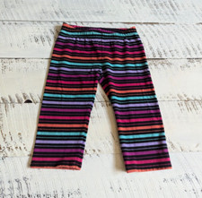 Leggings capri Gap Kids vintage negros brillantes a rayas vintage talla 6-7 Capri Pantalones de niño price