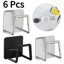 Juego organizador adhesivo para fregadero de esponja de acero inoxidable Cocina Esquina Set price