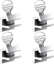 Paquete de 4 cerraduras correderas ajustables de aluminio sin taladro pestillo de seguridad Ajustable Ventana Cerradura price