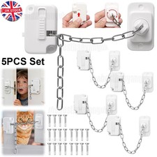 Cerradura de cadena de ventana ajustable a prueba de niños restrictor de puerta gato perro pestillo de seguridad Ajustable Ventana Cerradura price