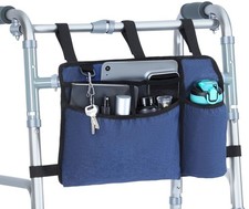 Bolsa de andador plegable con portavasos cesta grande para andadores plegables Cochecito- Capazo Saco price