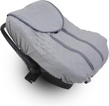 Babyalwin Asiento de Coche Cochecito Cubierta Bunting Bag GRIS Desmontable Niño Pequeño Cierre con Cremallera Cochecito- Capazo Saco price