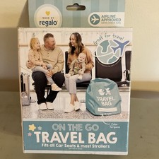 Bolsa de viaje On the Go se adapta a todos los asientos de coche y la mayoría de los cochecitos puerta turquesa cheque Cochecito- Capazo Saco price