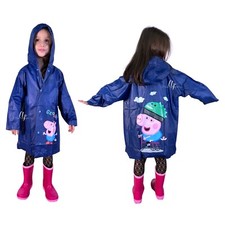 George De Peppa Pig Chaqueta Impermeable Para La Lluvia 2-7 Años Capa Poncho Impermeable de niña price