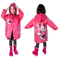 Minnie Mouse Chaqueta Impermeable Para Lluvia De 3-8 Años Capa Rosa Poncho Impermeable de niña price