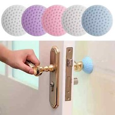 Protector de pared autoadhesivo goma tope manija de puerta amortiguador parachoques protector tapón Puerta Stopper price