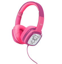 Auriculares infantiles ISY IHP-1001-PK diadema Con cable Pegatinas Rosa Auriculares infantil price
