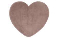 Guardería Tapete Niños Kiddy Forma Corazón Suave Bebé Rosa En 85 X 85CM Habitación de bebé alfombra price