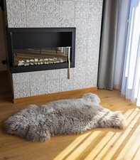 Alfombra Natural Piel de Cordero, Suave Piel de Oveja, Muchos Tamaños Alfombras Habitación de bebé alfombra price