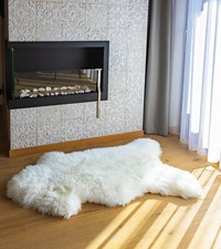 Alfombra Natural Piel de Cordero, Suave Piel de Oveja, Muchos Tamaños Alfombras Habitación de bebé alfombra price