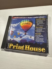 Corel Print House para Windows CD se ejecuta en Windows 95 e IBM PC 486 DX imágenes prediseñadas Foto y Clipart Software price