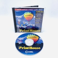Corel Print House para Windows CD se ejecuta en Windows 95 e IBM PC 486 DX imágenes prediseñadas Foto y Clipart Software price