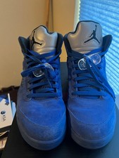 Talla 8 - Air Jordan 5 Retro Azul Gamuza Sneakers price