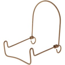 Soporte de caballete de alambre ajustable en tono dorado Bard's, 7" H x 6" W x 7" D Easel price