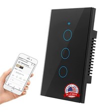 Interruptor de luz inteligente WiFi táctil con indicador LED para casa y familia Inteligente Glasses price