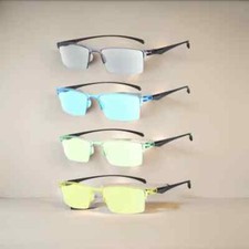 Gafas De Lectura Anti Rayos Azules Zoom Automático Inteligente Enfoque Media Llanta Inteligente Glasses price