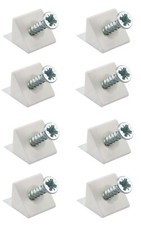 8x Cuñas de Reparación Reparar Cajones cajón tornillos Plástico Soportes estante Cajón Estante price