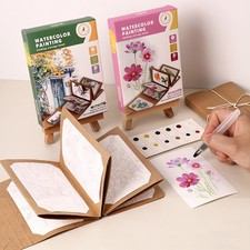 Mini Juego de Viaje de Acuarela Kit de Acuarela Transpirable Kit Creativo de Alivio del Estrés Watercolor Pintura price