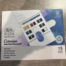 Winsor & Newton Cotman 15 piezas acuarela, juego de campo nuevo en caja Watercolor Pintura price