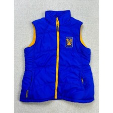 Tigres UANL Niños Azul Amarillo Chaleco Puffer Cremallera Completa Forrado de Vellón Talla XL Fútbol Vest de niña price