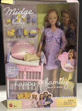 Muñeca y traje Barbie Happy Family Midge & Baby - NRFB Bebé Mevlut Outfit price