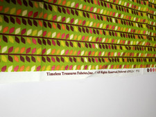 Patrón de telas Timeless Treasures #APPLE-C 5712 fondo verde por comprar Fabrics price