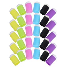 30 Pcs Finger Sponge Daubers Paint Sponges For Kids Crafts Stamping And Drawing Cara y Dedo Pintura price