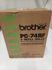 Brother PC-74RF Fax x3 Rollos Originales Suministros de Oficina Fax Máquina price