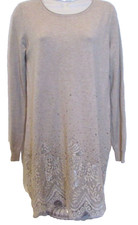Vestido túnica Fleur De Lis para niña junior grande beige con parte inferior de encaje Tunic de niña price