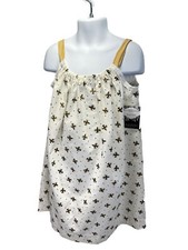 Vestido sol/saco Gam's Designs niñas talla única 5-6 Saints Fleur de Lis Louisiana Tunic de niña price