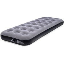 Colchón inflable flocado cama de aire para camping cama de aire inflable individual - gris Colchón de aire price