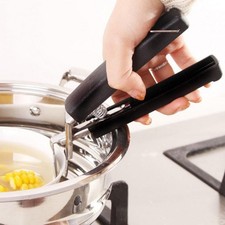 Pinzas de acero inoxidable con mango anti quemaduras herramienta de cocina segura y práctica Practical Cocina Herramientas price