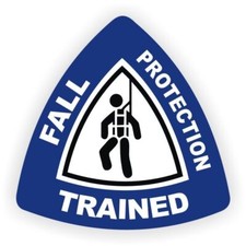 Calcomanía adhesiva de sombrero duro entrenado con protección contra caídas Fall Protection Equipamiento price