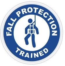 Calcomanía adhesiva de sombrero duro entrenado con protección contra caídas Fall Protection Equipamiento price