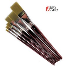 Pro Arte Serie 30, Pinceles de Nylon, Pincel Plano Infantil Junior Óleo Acrílico Painting Suministros price