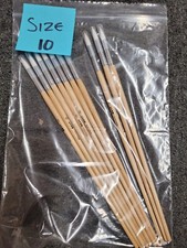 10x Pinceles de Pintura Brian Clegg Puntiagudos Tamaño 10 Arte Artesanía Pintura Acrílica F2BC Painting Suministros price