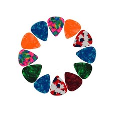 Selecciones de celuloide selecciones de guitarra instrumento musical patrón específico 12 piezas Musical Instrument Accesorios price